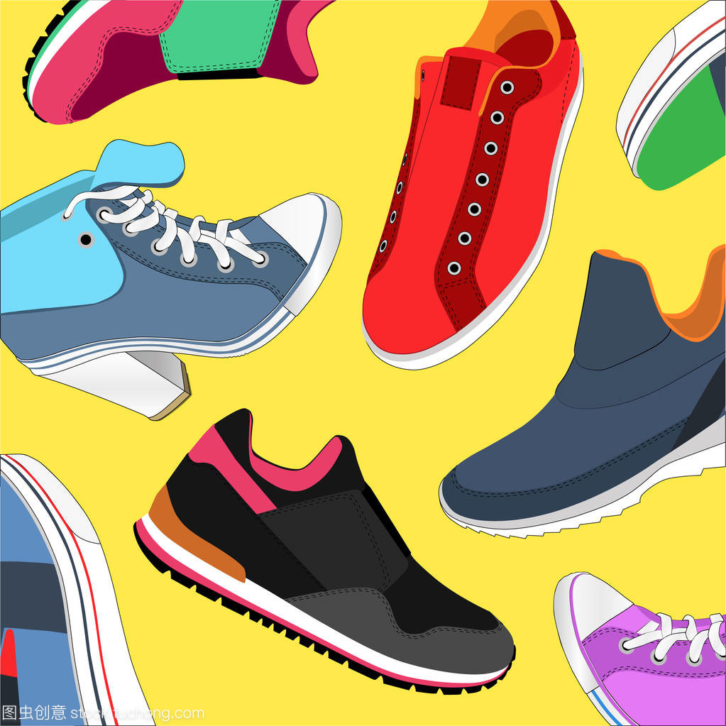 模型的运动鞋与鞋类配件 设计、功能与搭配艺术